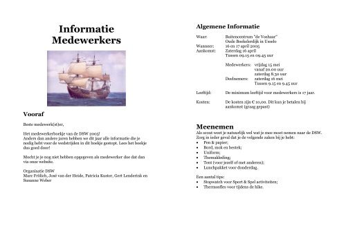 Informatie Medewerkers