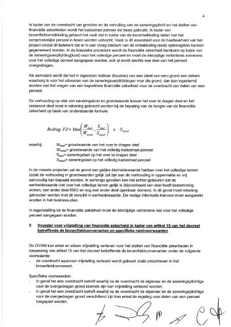 definitieve convenant - Agentschap Ondernemen