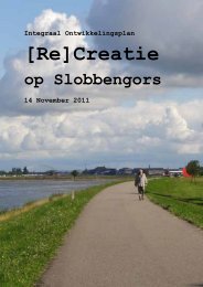 Integraal Ontwikkelingsplan Slobbengors - Gemeente Papendrecht