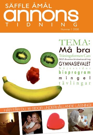TEMA: Må bra - svensk annonstidning