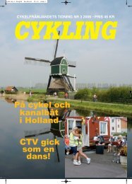 Läs Cykling nr:3-06 här (pdf-fil, 8Mbyte) - Cykelfrämjandet