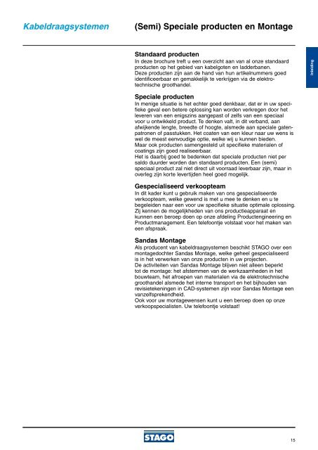 Kabeldraagsystemen Inhoudsopgave - Schneider Electric