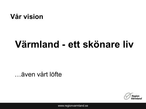 Presentation - Region Värmland