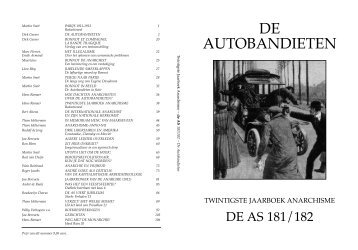 181/182 - Tijdschrift De As