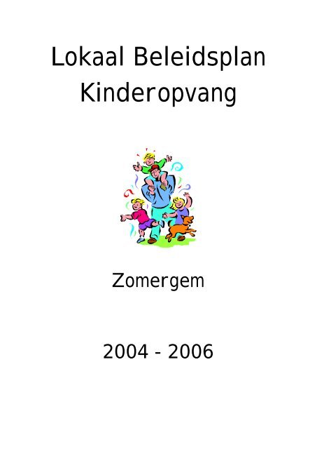 Lokaal Beleidsplan Buitenschoolse Kinderopvang - Zomergem.be