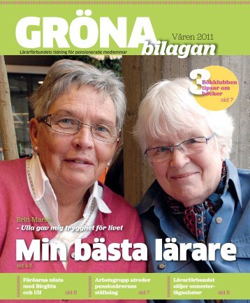 Grona Bilagan nr 1 2011 - Lärarförbundet