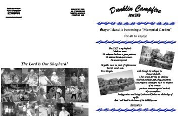 June 09 Campfire Cover - Dunklin Memorial Camp