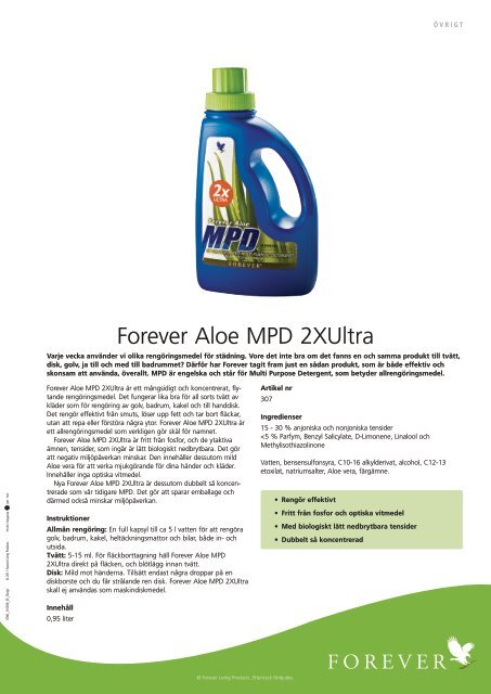 Forever Aloe MPD 2XUltra - More Susan