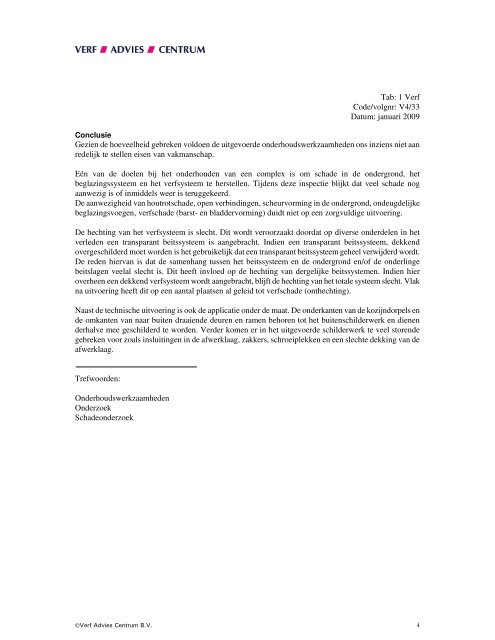 verfexpertise sept 2009 - SchildersVAK