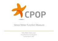 GMFM & PEDI - CPOP