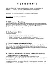 Protokoll Kreissporttag 2013 - neu - Kreissportbund Ammerland