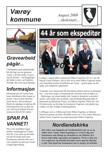 Værøyposten august-2009 - Værøy Kommune