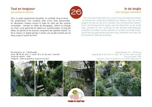 30 jardins privés ouverts au public 30 privétuinen open voor ... - IBGE