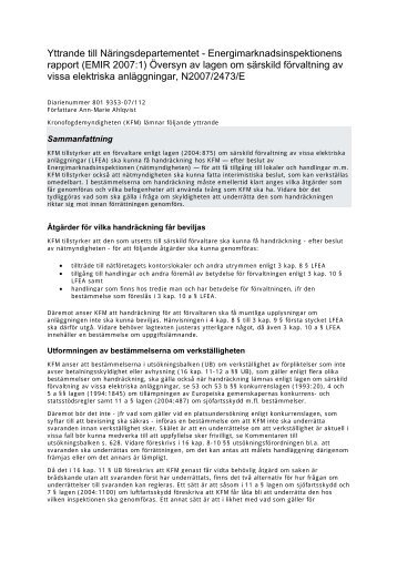 yttrande_naringsdepartementet_energimarknadsinspektionens