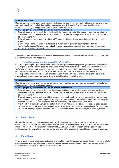 LANDELIJK AFVALBEHEERPLAN 2002-2012 - Vmk