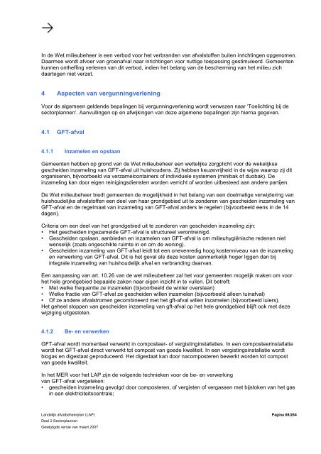 LANDELIJK AFVALBEHEERPLAN 2002-2012 - Vmk