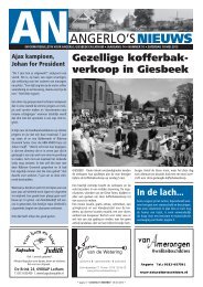 10 - 18 mei '13 - Angerlo's Nieuws