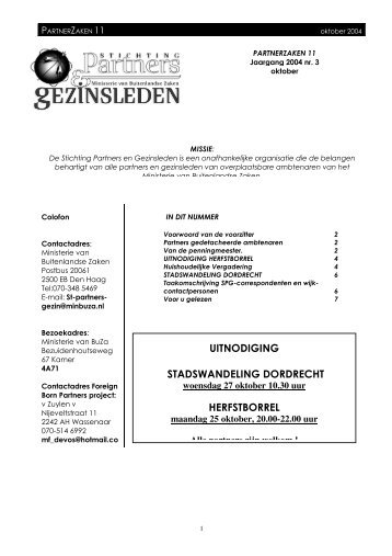 Partnerzaken nr 11 - Stichting Partners & Gezinsleden