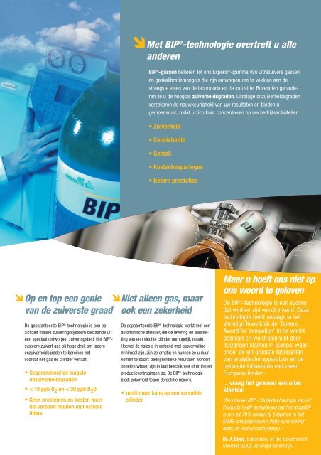 BIP®-technologie - Air Products