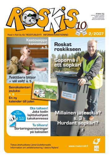 Roskis-tiedotuslehti 2/2007 - Rosk'n Roll Oy Ab