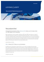 Nieuwsbrief mededingingsrecht 14 - Loyens & Loeff