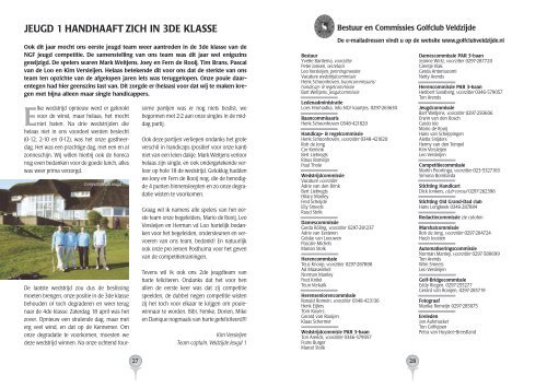 golf club indeling 2op.indd - Golfclub Veldzijde