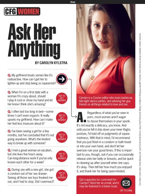 Ask Her Anything, July 2012