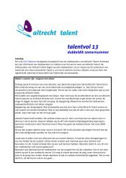 talentvol 13 - Altrecht