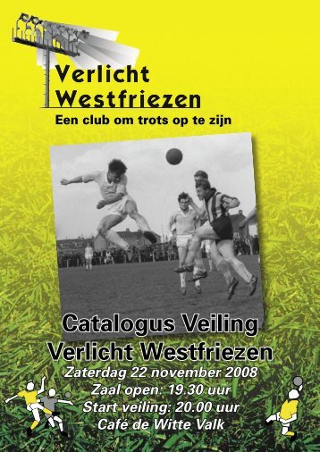 Catalogus Veiling Verlicht Westfriezen - S.V. Westfriezen