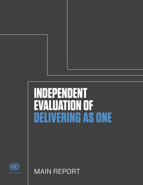 Evaluation of Delivering as One - Gov.uk