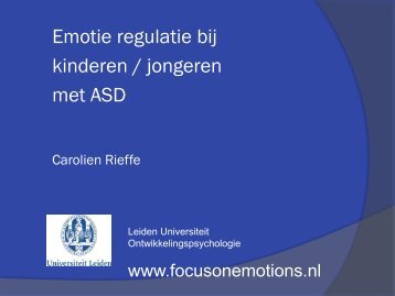 Theory of mind en autisme - Hogrefe