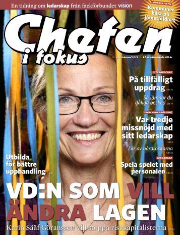 Chefen i fokus Nr 01/13