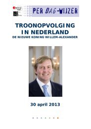 Lesbrief Troonopvolging in Nederland