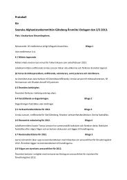 Protokoll årsmöte 2013PDF - Svenska Afghanistankommittén