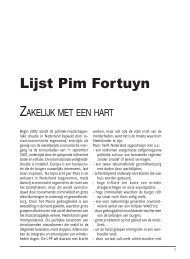LPF-verkiezingsprogramma 2002 - Parlement & Politiek