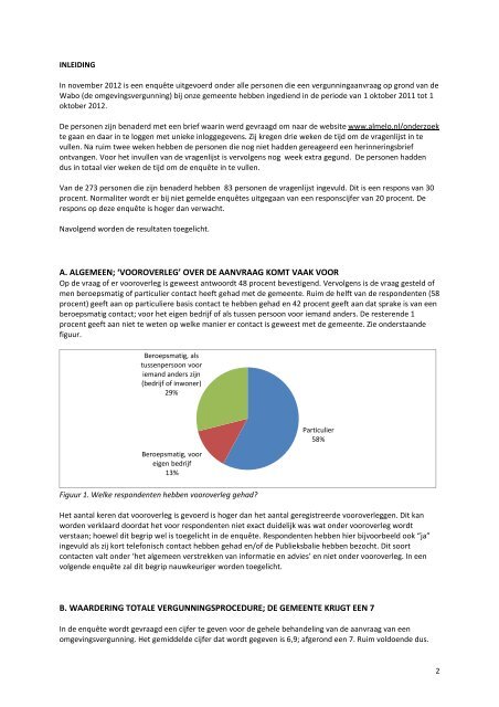 Onderzoek omgevingsvergunning - Gemeente Almelo