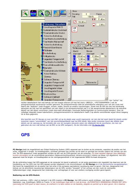 Handleiding PC-Navigo 2010 - Watersportalmanak