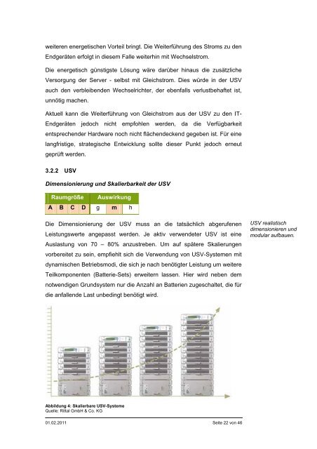 Gestaltung von energieeffizienten Serverräumen - BIT - Bund.de