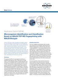 Application Note # MT-80 Microorganism ... - Bruker Daltonics