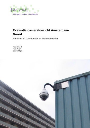 Evaluatie cameratoezicht Amsterdam- Noord - Veiligheid