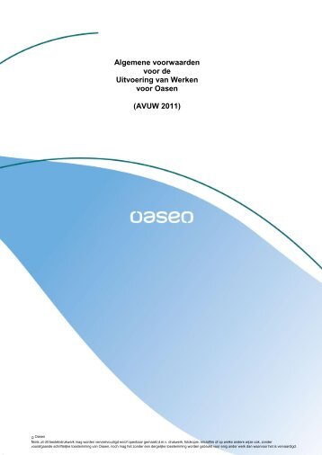 AVUW 2011 - Oasen