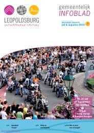 INFOBLAD - Leopoldsburg