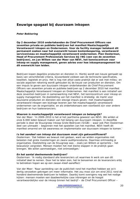 Whitepaper 'Inkoop en contractmanagement'