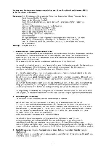 Verslag voorjaarsvergadering Kring Overijssel op 26 maart 2012 te ...