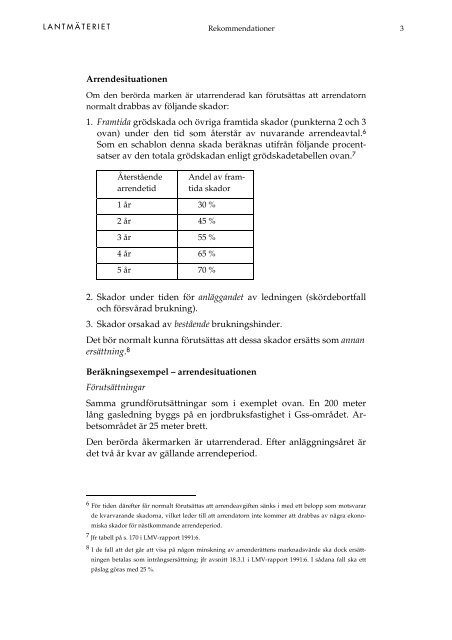 Ersättning för underjordisk ledning i jordbruksmark ... - Lantmäteriet