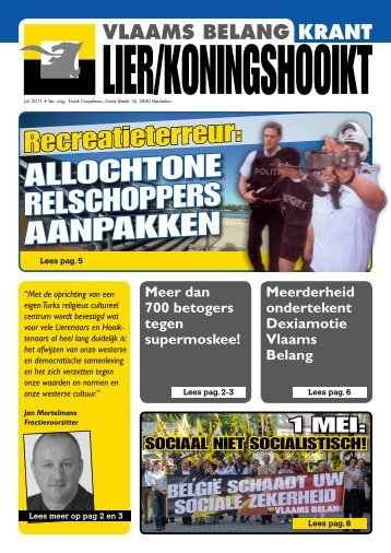 allochtone relschoppers aanpakken - Vlaams Belang - Afdeling Lier ...