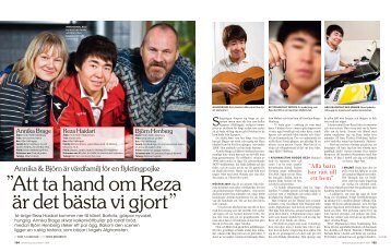 Att ta hand om Reza är det bästa vi har gjort - nr.12 ... - Hans Karlsson