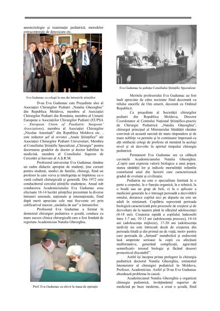 2006 vol VII - Asociaţia Chirurgilor Pediatri RM