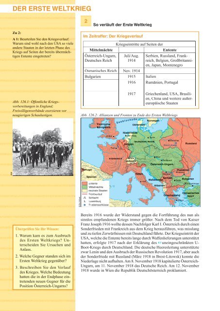 Der Erste Weltkrieg