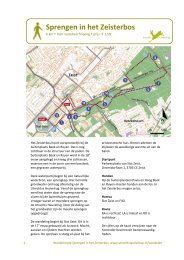 Sprengenroute Zeisterbos - Utrechts Landschap